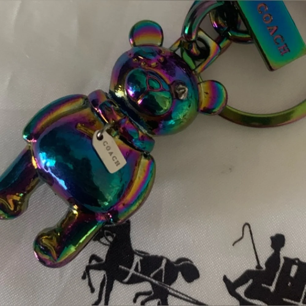 Coach Holograpic /Multicolor Bear Keychain
